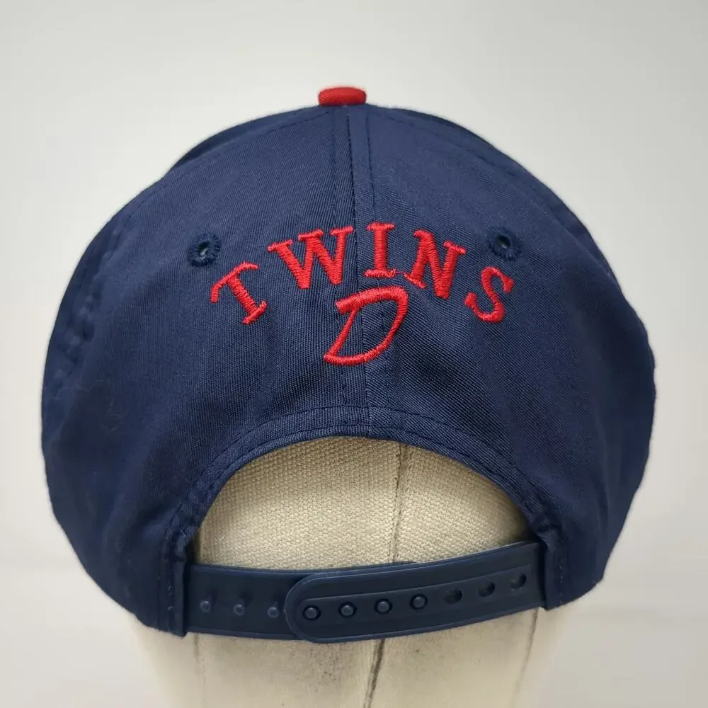 Genuine Merchandise Blue Snapback Hat One Size m Twins Logo Gray Underbrim MLB